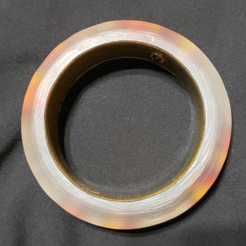 NWOT Alexis Bittar Lucite Flower Bracelet Bangle - Picture 3 of 4